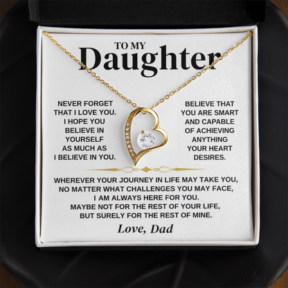 I Am Always Here For You - Necklace Gift for Daughter from Dad