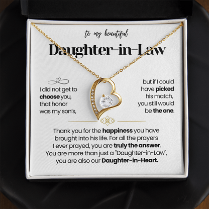 I Am Thankful To Have You In My Life - Necklace for Daughter-in-Law
