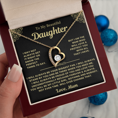 You Will Always Be My Little Girl - Necklace Gift for Daughter from Mum
