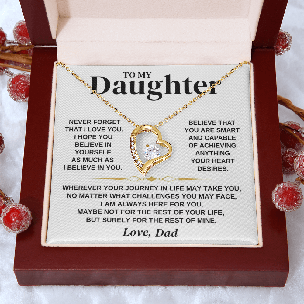 I Am Always Here For You - Necklace Gift for Daughter from Dad