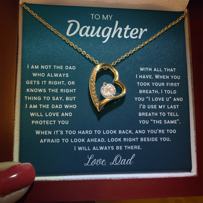 I Will Always Be There - Necklace Gift for Daughter from Dad