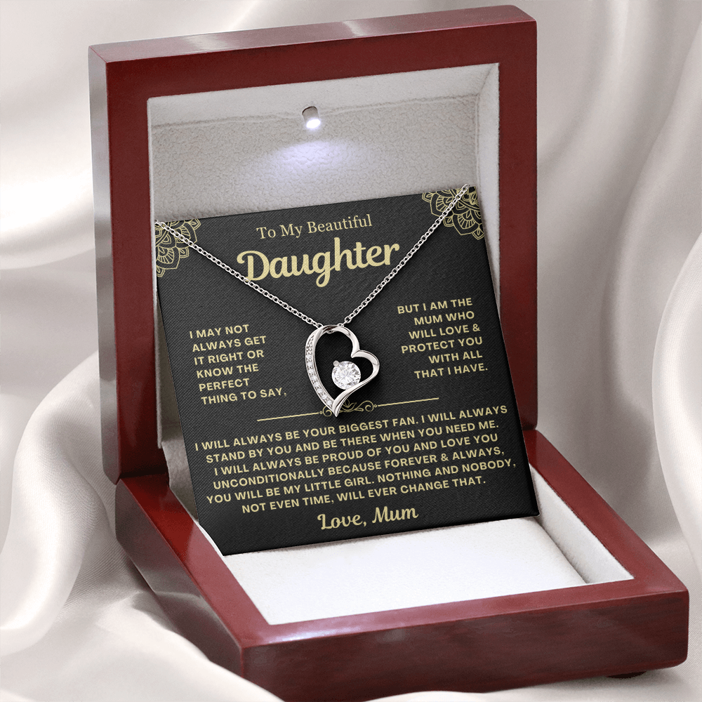 You Will Always Be My Little Girl - Necklace Gift for Daughter from Mum