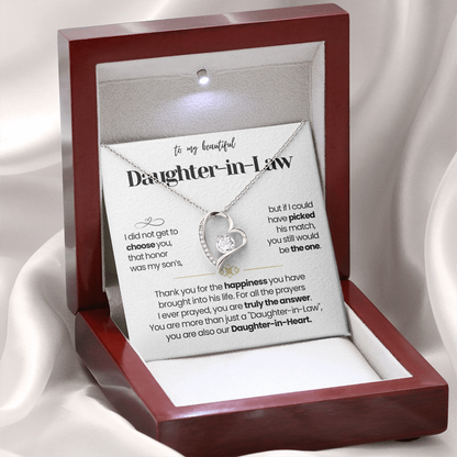I Am Thankful To Have You In My Life - Necklace for Daughter-in-Law