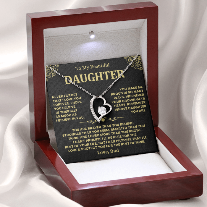 Remember Whose Daughter You Are - Necklace Gift for Daughter from Dad