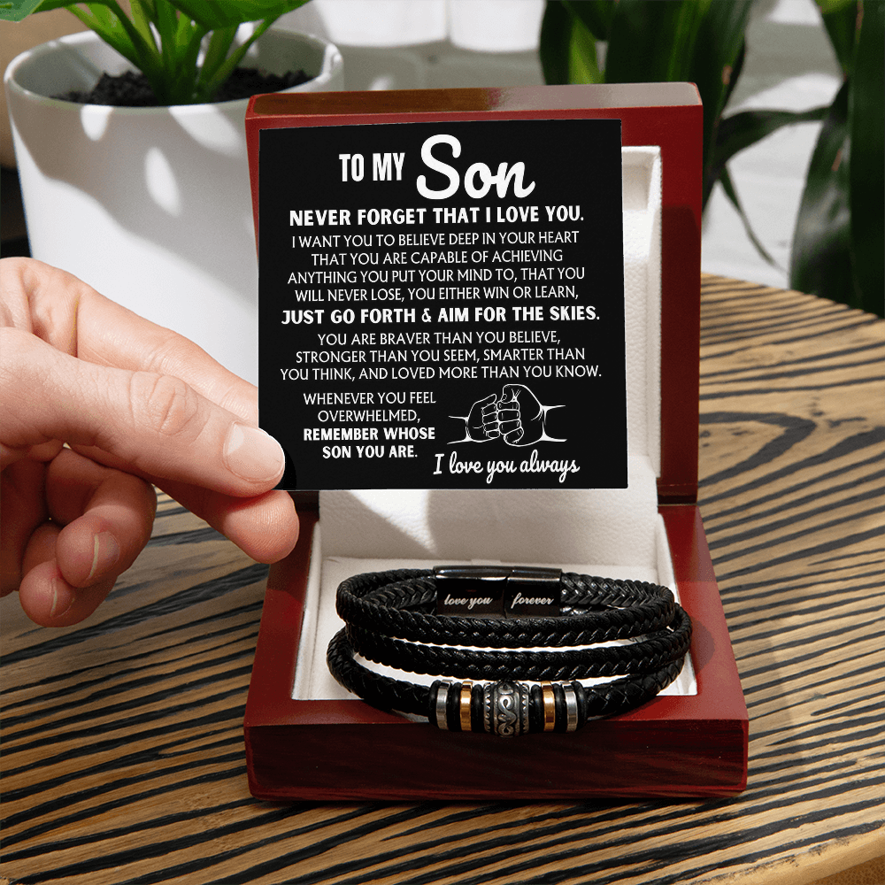 Remember Whose Son You Are - Bracelet Gift to Son