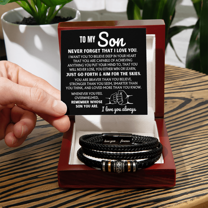 Remember Whose Son You Are - Bracelet Gift to Son