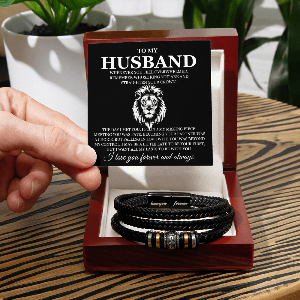 To My Husband - Love You Forever Bracelet - Love You More Than You Know Gift