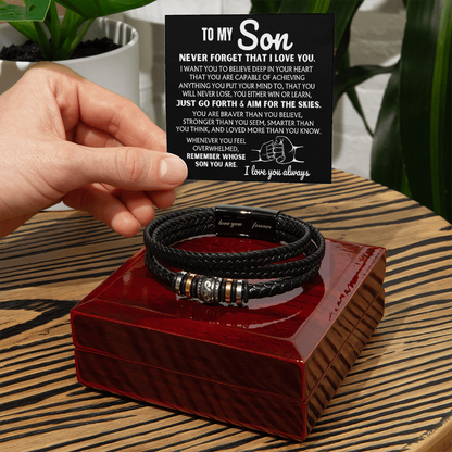 Remember Whose Son You Are - Bracelet Gift to Son