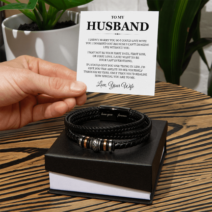 To My Husband - Love You Forever Bracelet - You Are Special To Me Gift
