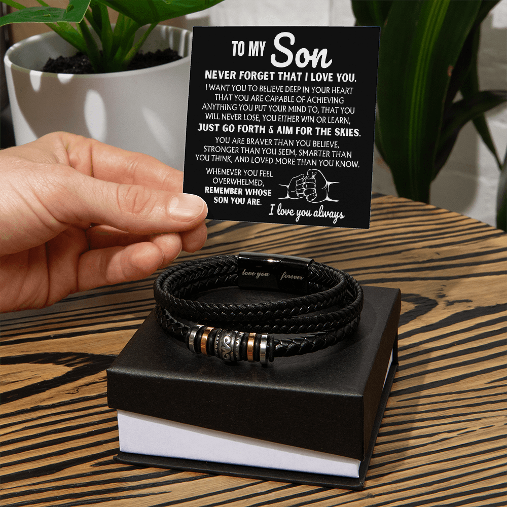 Remember Whose Son You Are - Bracelet Gift to Son