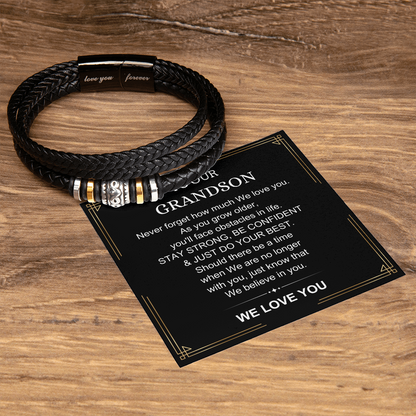 We Believe In You - Bracelet Gift for Grandson