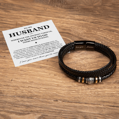 To My Husband - Love You Forever Bracelet - Love You More Than You Know Gift