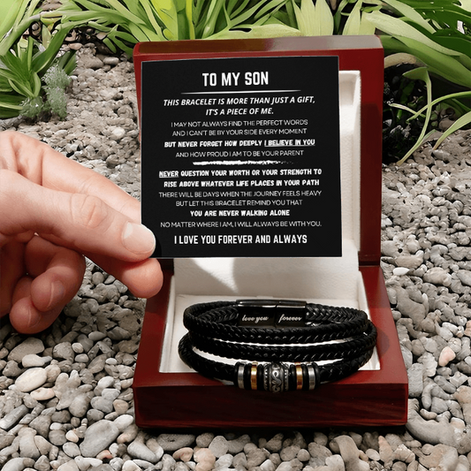 I Will Always Be With You - Bracelet Gift for Son from Dad