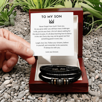 I Will Always Be With You - Bracelet Gift to Son