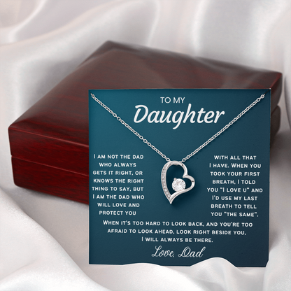 I Will Always Be There - Necklace Gift for Daughter from Dad