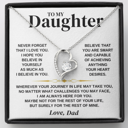 I Am Always Here For You - Necklace Gift for Daughter from Dad