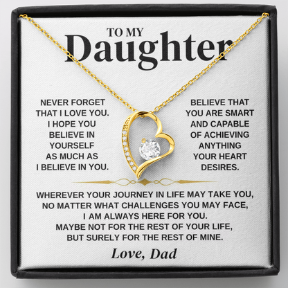 I Am Always Here For You - Necklace Gift for Daughter from Dad