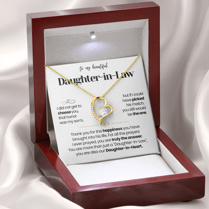 I Am Thankful To Have You In My Life - Necklace for Daughter-in-Law