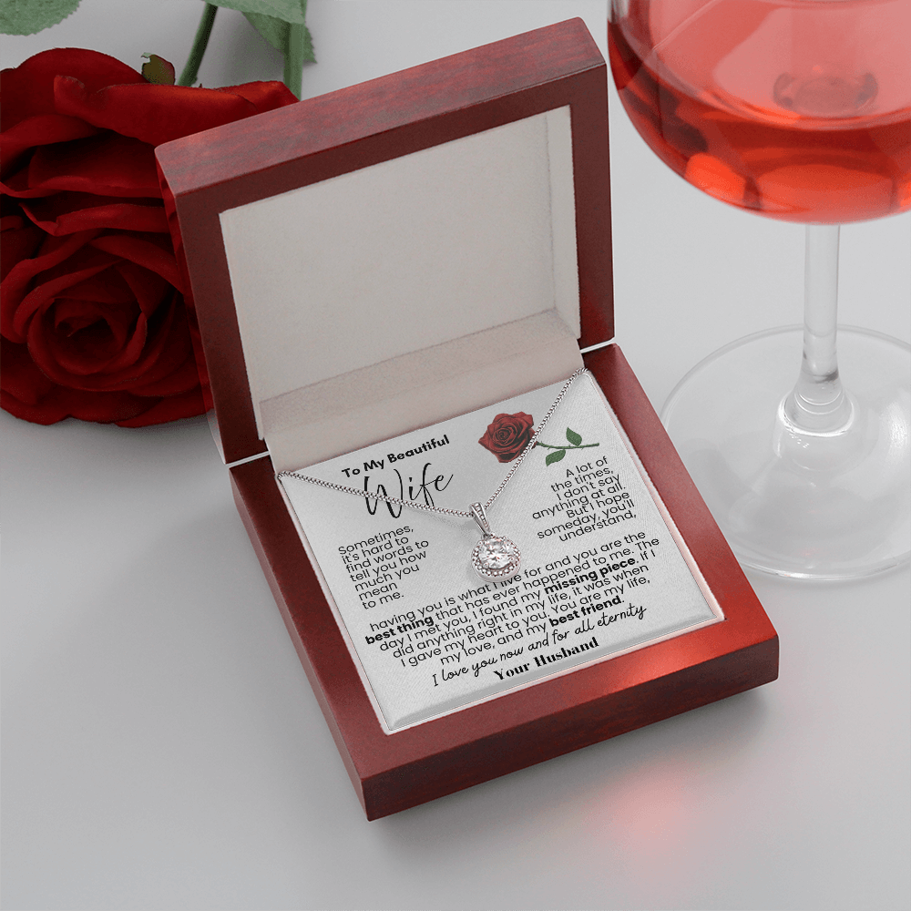 You Are The Best Thing Happened To Me - Necklace Gift for Wife from Husband