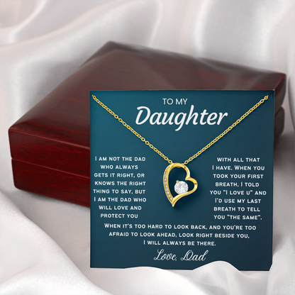 I Will Always Be There - Necklace Gift for Daughter from Dad